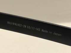 Maui Jim MJ 432-2M RED SANDS Black/Blue Mirror Hawaii Polarized Sunglasses Japan
