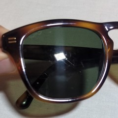 WMP Dash W 5102 Tortoise Shell Square Sunglasses Green Tinted Lenses 51-21-145