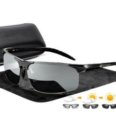 Aluminium Photochromic Polarized Sunglasses Mens Driving Outdoor Sport Glasses