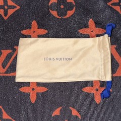 Authentic Louis Vuitton empty sunglasses dust bag .