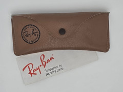 Ray-Ban B&L Outdoorsman II Gold All-Weather Ambermatic Aviator Sunglasses 62-14