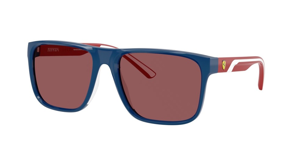 FERRARI SCUDERIA FZ6002U 533 1E Blue Bordeaux 59 mm Men’s Sunglasses