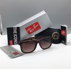 BROWN RB4165 RAY-BAN JUSTIN MAN SUNGLASSES (RB4165 54-16 145MM)