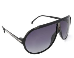 Carrera Men’s Aviator Sunglasses Blue Metal/Plastic Frame, Gray Tinted 130mm