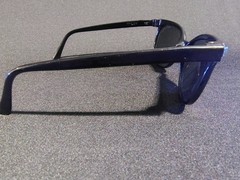 Vintage Bollé 396 D Sunglasses Black Nylon / Pink Mirror Spectra Acrylex France