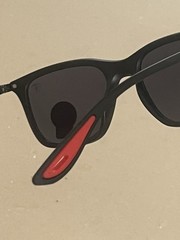 Ray-Ban RB4433M Scuderia Ferrari Matte Black/Dark Grey 54 mm Sunglasses