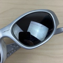 Vintage Oakley Ten X Silver Sunglasses Made In USA FRAMES ONLY