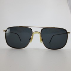 Marchon Autoflex 10 Gold Navigator Sunglasses Flexon 55-16 Mens Vintage Style