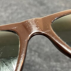 Ray-Ban Sunglasses Unisex Brown Vintage Bausch & Lomb Frame France Nylon