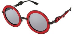C-Life EROUND Matte Black/Red C03 Size 48 Sunglasses