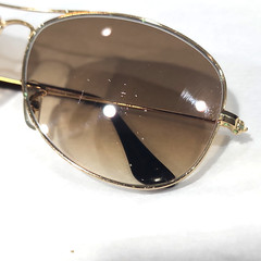 Ray Ban RB3362 Cockpit 001/51 Gold Metal Brown Gradient Sunglasses 59-14 135
