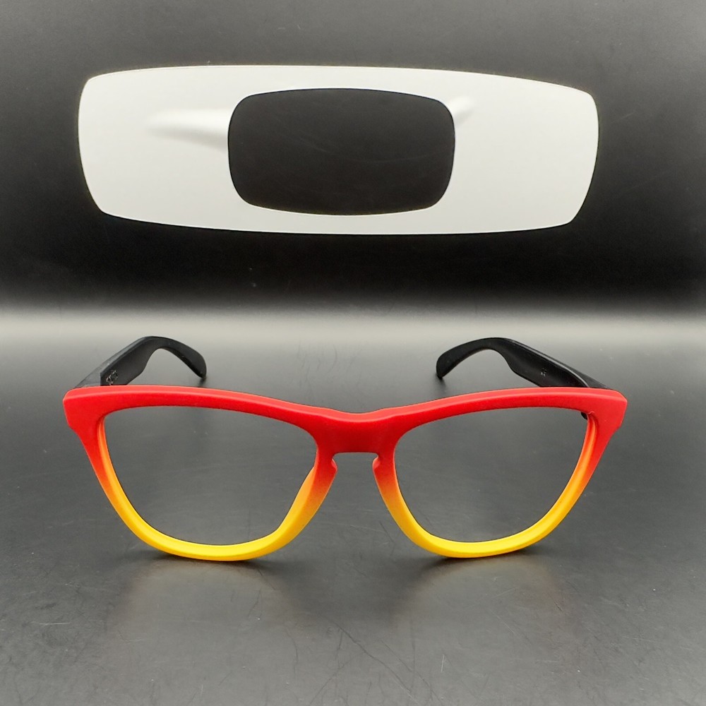 Oakley Frogskin Red/Yellow Fade Team China/Black Arms Frame