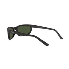 Ray-Ban RB2027 Predator 2 W1847 62mm Matte Black G15 Green Sunglasses Italy