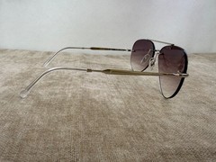 Ray-Ban RB3791 Square Sunglasses, Gold Frame, brown Mirror Glass Lens