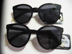 2X Foster Grant Sunglasses Black Fames New w/ Tags 100% UVA UVB Protect