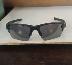 Oakley Flak 2.0 Polarized Wrap Sunglasses Black/Gray 133mm OO9188-7359