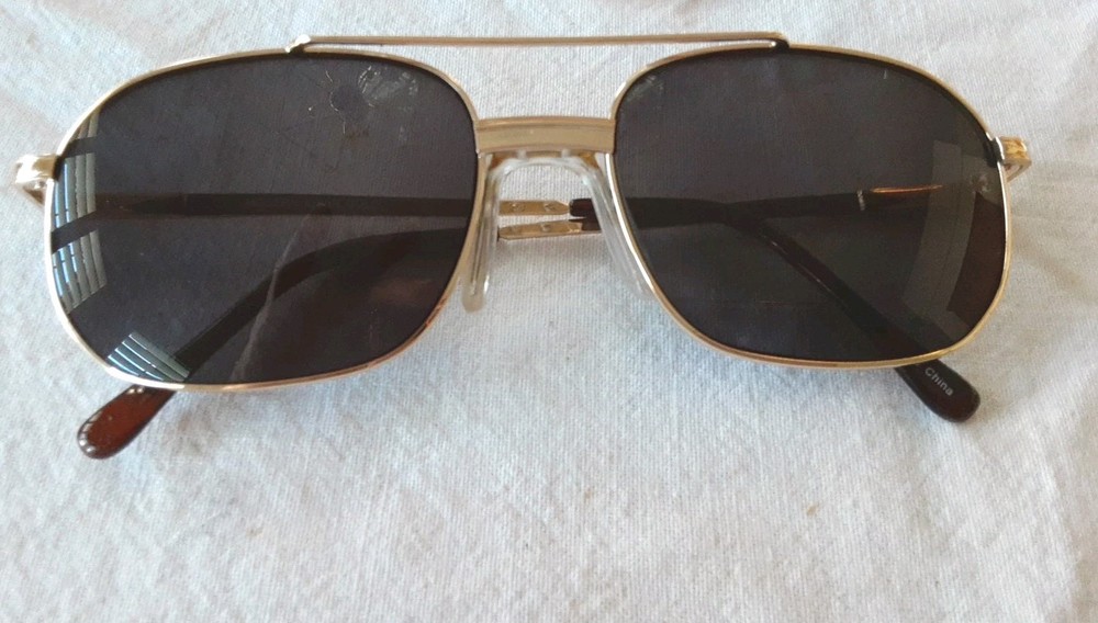 Gold Aviator Metal Sunglasses Frames Modern Kevin 58-18 145