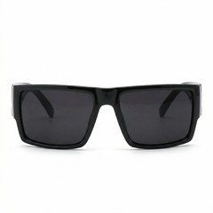 Men’s Locs Rectangular Lowrider Biker Flat Top Large Frame Bandana Sunglasses