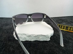 Ray-Ban RB4165 Justin Sunglasses, Black Gradient Frame, Grey Gradient Polarized