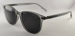 Montblanc Full Rim Sunglasses / Gray Frame / 100% UV Protected Black Lenses