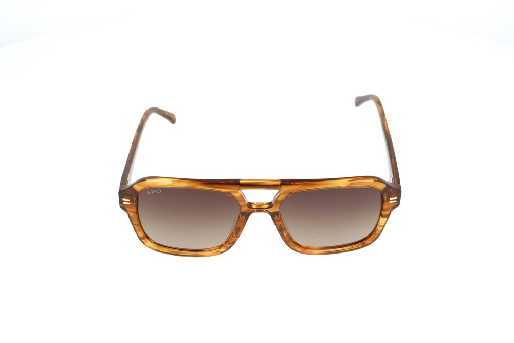 WMP Sydney Brown Aviator 1099 Polarized Sunglasses 54-20-149