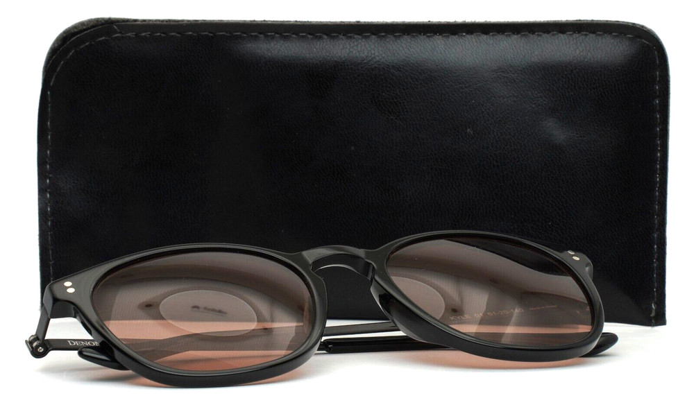 DENON Kyle 01 Black Mens Round Full Rim Sunglasses 51-20-140 B:44