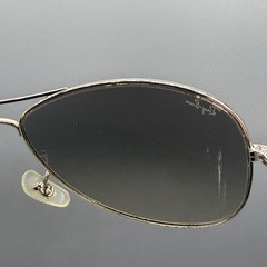 Ray-Ban RB 3362 Cockpit 003/32 Sunglasses Silver Gradient 59-14 Used