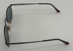 Perry Ellis Men Sunglass Matte Black Tortoise Oval Metal, Smoke Lens PE SG 1012