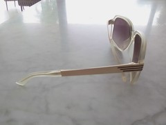 SAMA EYEWEAR SUNLGASSES MODEL COMBUSTION-4 IN BEIGE COLOR