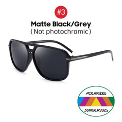 Men Photochromic Night Vision Sunglasses Color Change Transition 2025 Yellow Big
