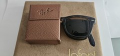 RAY-BAN RB 4105 710 FOLDING WAYFARER 50()22 140 SUNGLASSES ORIGINAL!!!