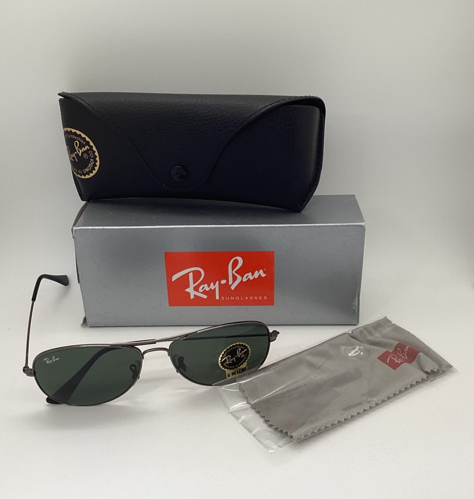 Ray Ban Cockpit (RB3362-004) Gunmetal 56mm/G-15 Green Mens Sunglass
