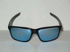 Oakley Main Link Polished Black Frame Prizm Deep Water Polarized Sunglasses