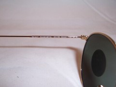 New RAY BAN Sunglasses ROUND METAL 3447 001/58 GOLD/GREEN POLARIZED 50MM