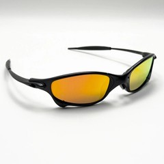 Oakley Juliet 1.0 X-Metal Sunglasses Black Frame Fire Iridium Lens