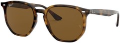 Ray-Ban 0Rb4306 Irregular Sunglasses – Havana / Polar Brown – Authentic New
