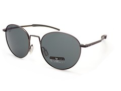 Bolle Radiant Round Sunglasses Unisex Matte Gunmetal with TNS Lenses BS145002
