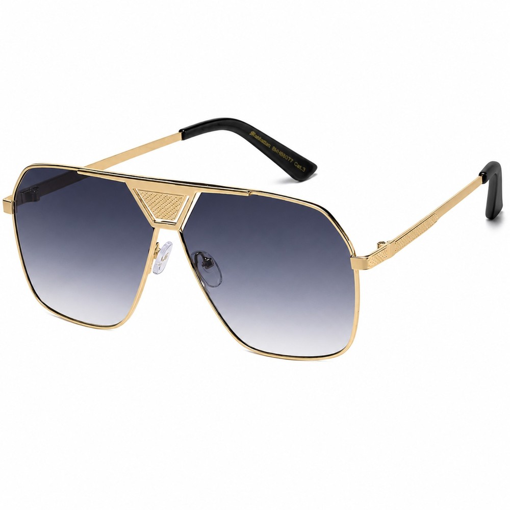 Premium Aviator Sunglasses UV400 Metal Frame Designer Style by INOVLI Eyewear