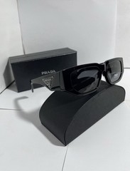PRADA PR 09ZSF 1AB5S0 Black Grey Men’s 54mm Sunglasses