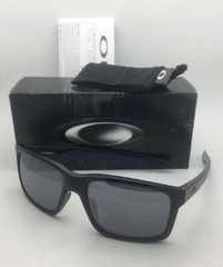New OAKLEY Sunglasses MAINLINK OO9264-18 Black & Blue Frame w/Black Iridium Lens