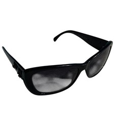 Authentic Chanel 5186 Sunglasses Floral Black Frame AS IS READ