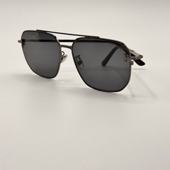Tom Ford Sunglasses TF1249-K 08A Shiny Gunmetal Navigator Frame Gray Lens 61mm