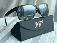 Maui Jim Red Sands MJ 432 2M Black Frame + Natural Grey Polarized Lenses