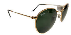 RAY-BAN Sunglasses RB3447 ROUND 50/21/145 Metal 001 ARISTACrystal Green NO CASE