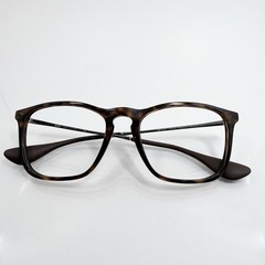Ray-Ban RB4187 Chris 856/13 54-18 Havana Brown Italy Eyeglasses Frame Only