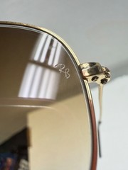 Ray Ban Cockpit Light Brown Gradient Aviator Unisex Sunglasses RB3362 001