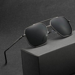 New Fashion Men Sunglasses Pilot Classic Driving Sun Glasses Metal Frame Mirror