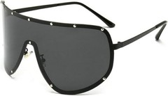 Men Women Sunglasses Fashion OVERSIZED Big MASK SHIELD Celebrity Polarized Large
