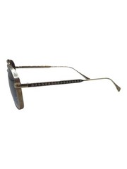 John Varvatos Men’s Navigator/Aviator-Style Sunglasses, Gold (SJV563)