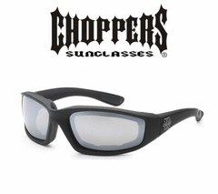 3 Pairs Chopper Sunglasses Motorcycle Riding Glasses Foam Padded Biker Goggles